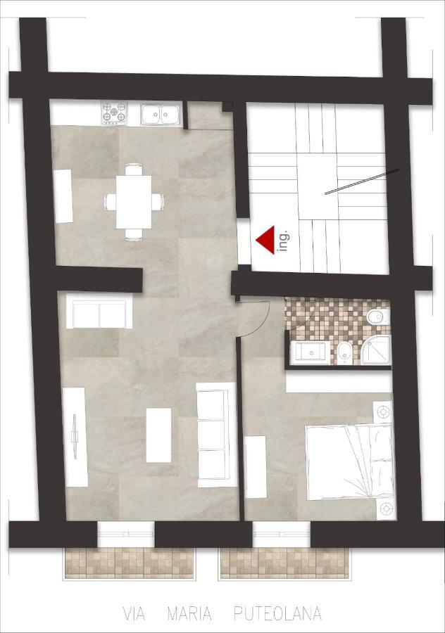 Ferienwohnung Casa Klaire Pozzuoli Exterior foto